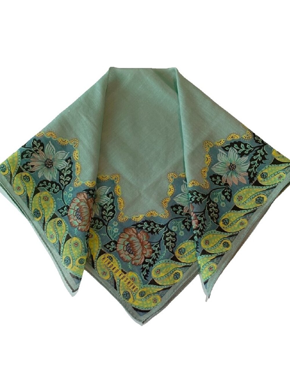 Vintage Hiroko Koshino Lightweight Cotton Scarf